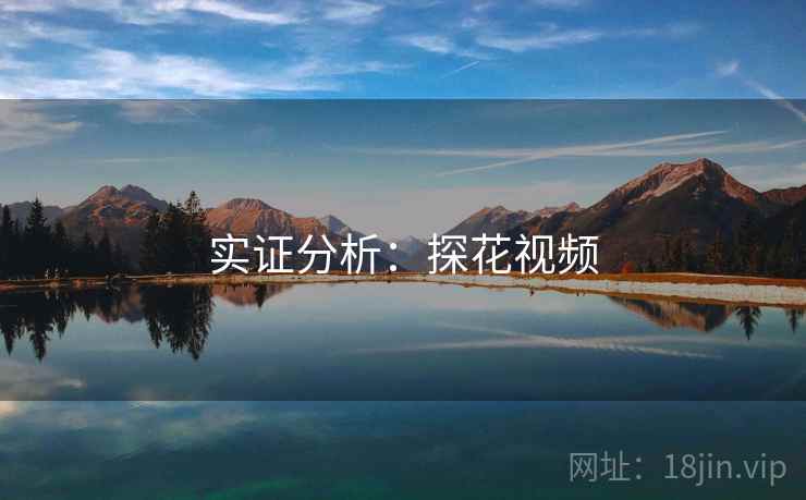 实证分析：探花视频